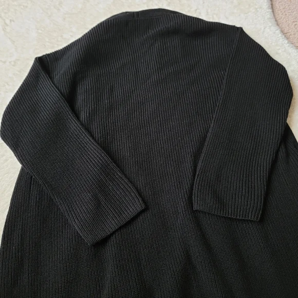 (sold) NWT Quince 100% Australian Merino Wool Duster Cardigan, Black, M 🐨 - Picture 13 of 14